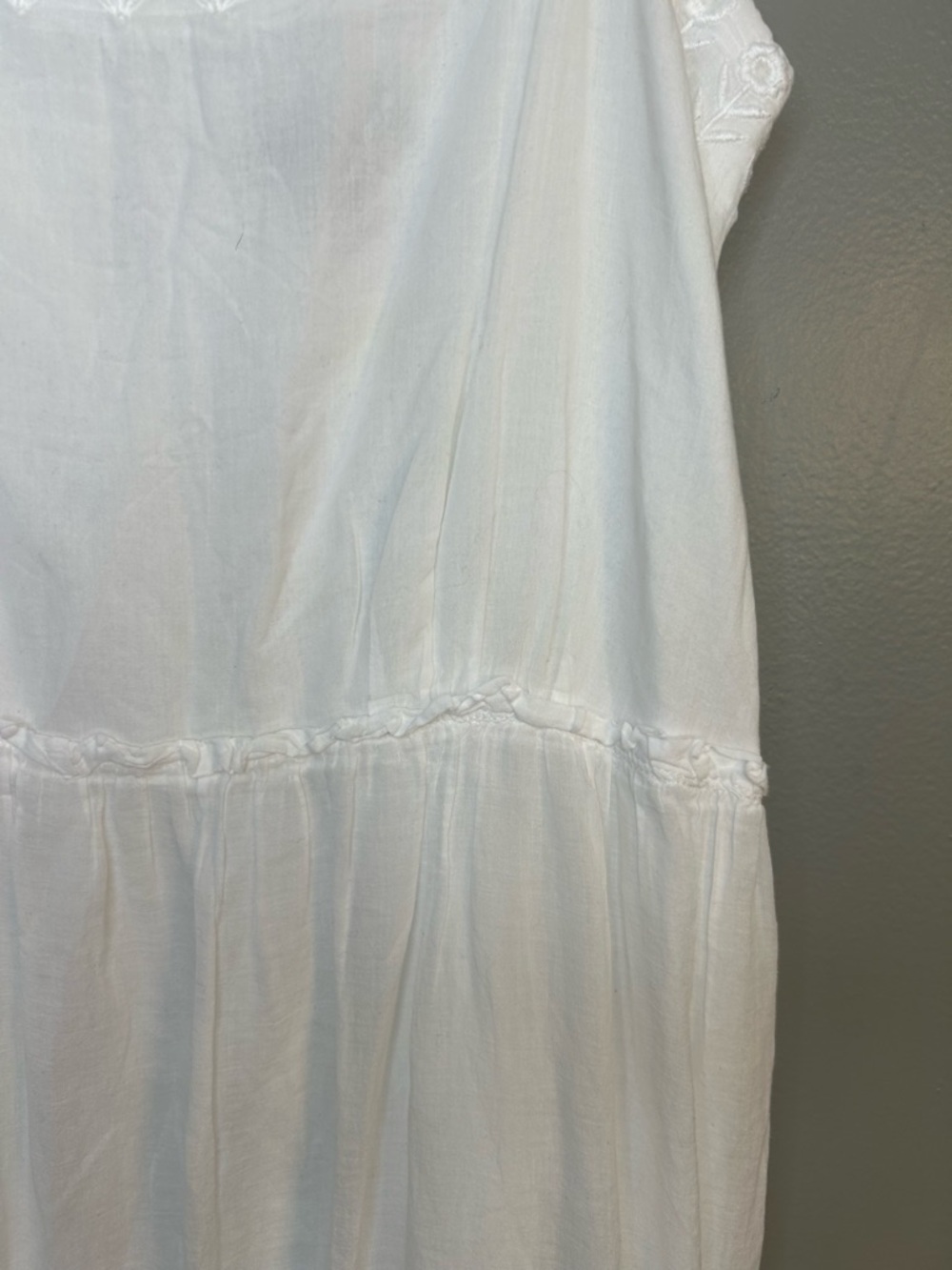 J.Crew Women’s White Sorrento dress in cotton voile, Size Small - Picture 4 of 10
